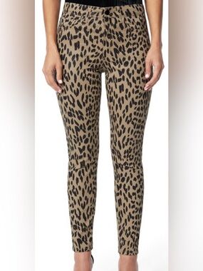 Joe's Jeans The Charlie high rise skinny ankle Leopard-Print
